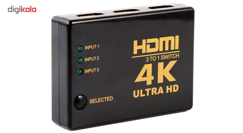 سوییچ 3 پورت 4k UltraHD HDMI