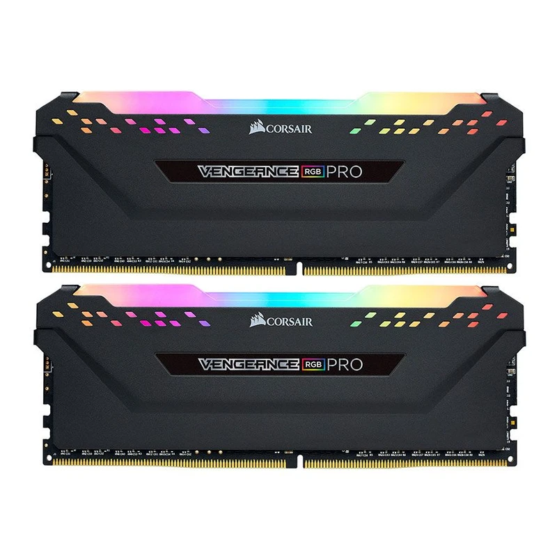 رم دسکتاپ کورسیڕ RGB مدل VENGEANCE 16gb DDR4 با خنک کنندە
